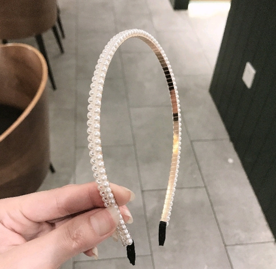 SOPHIE French Pearl Headband